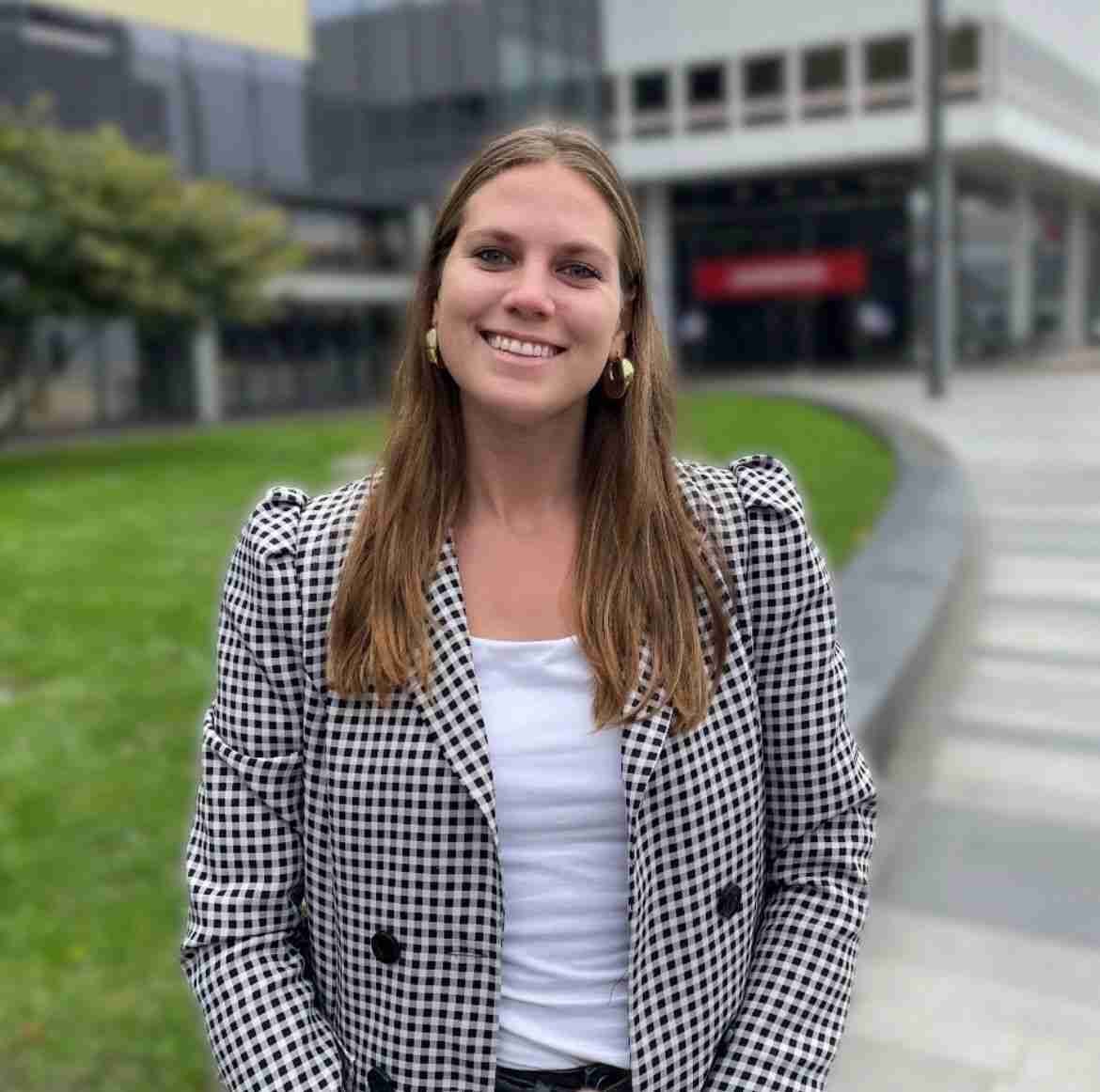 Profielfoto van Sharon Scheper voor Jaarbeurs Utrecht