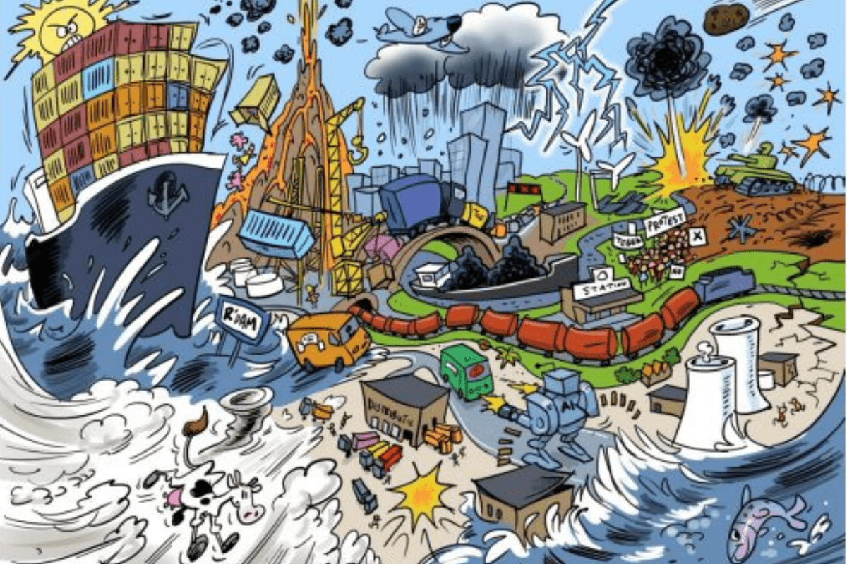 Poster met logistieke kenmerken van BUas